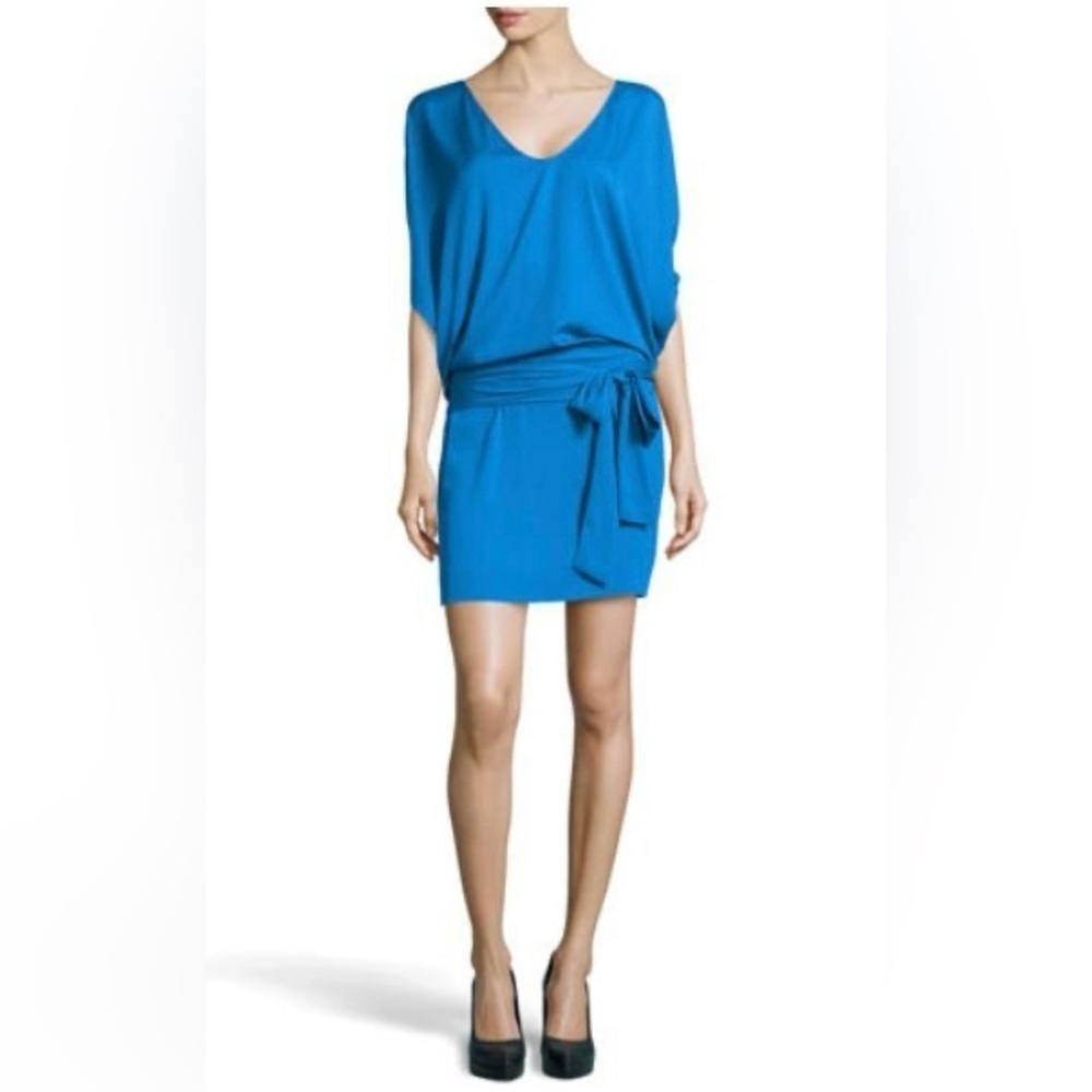 Diane Von Furstenberg Vibrant Blue mini dress Vintage